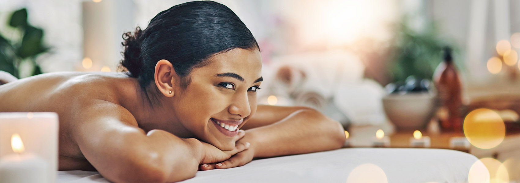 woman about to get massage